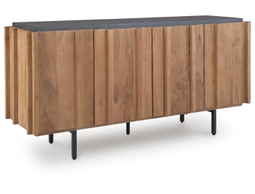 Quintavious Accent Cabinet - Brown/Charcoal