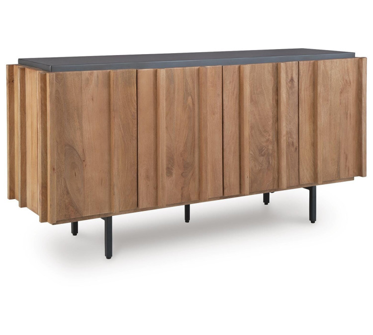 Quintavious Accent Cabinet - Brown/Charcoal