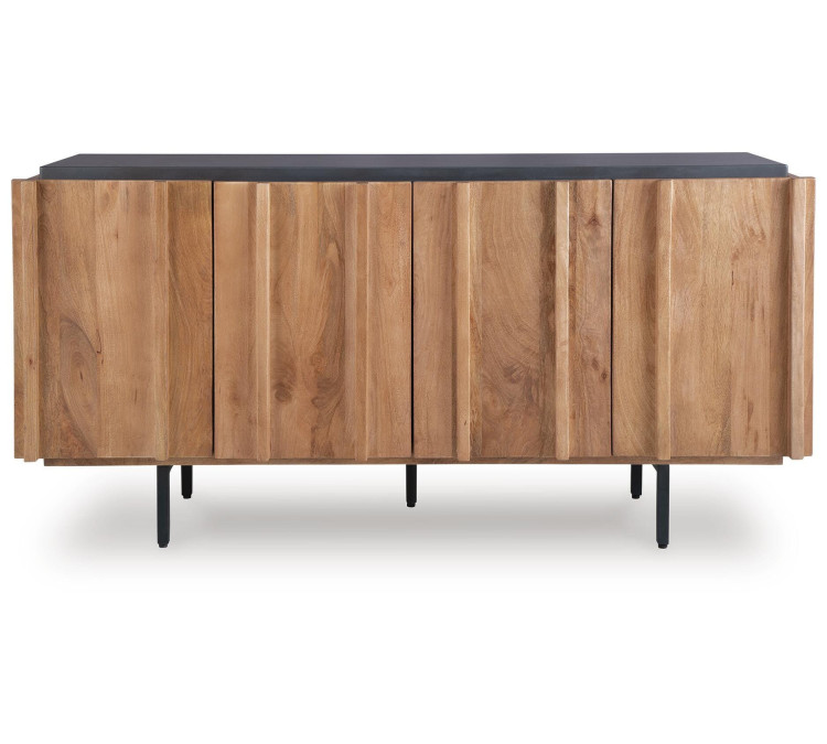 Quintavious Accent Cabinet - Brown/Charcoal