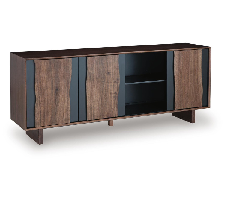 Welby Accent Cabinet - Brown/Charcoal