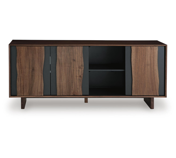 Welby Accent Cabinet - Brown/Charcoal