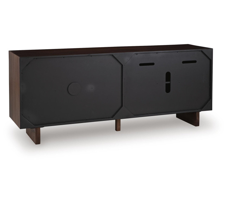 Welby Accent Cabinet - Brown/Charcoal