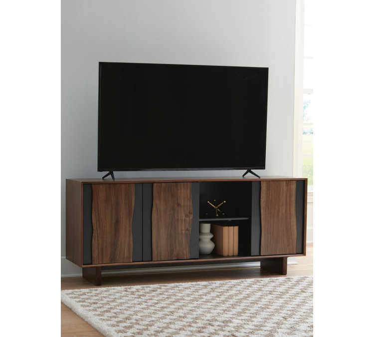Welby Accent Cabinet - Brown/Charcoal