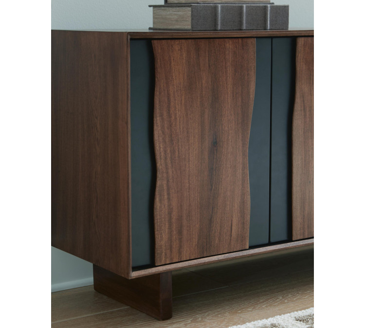 Welby Accent Cabinet - Brown/Charcoal