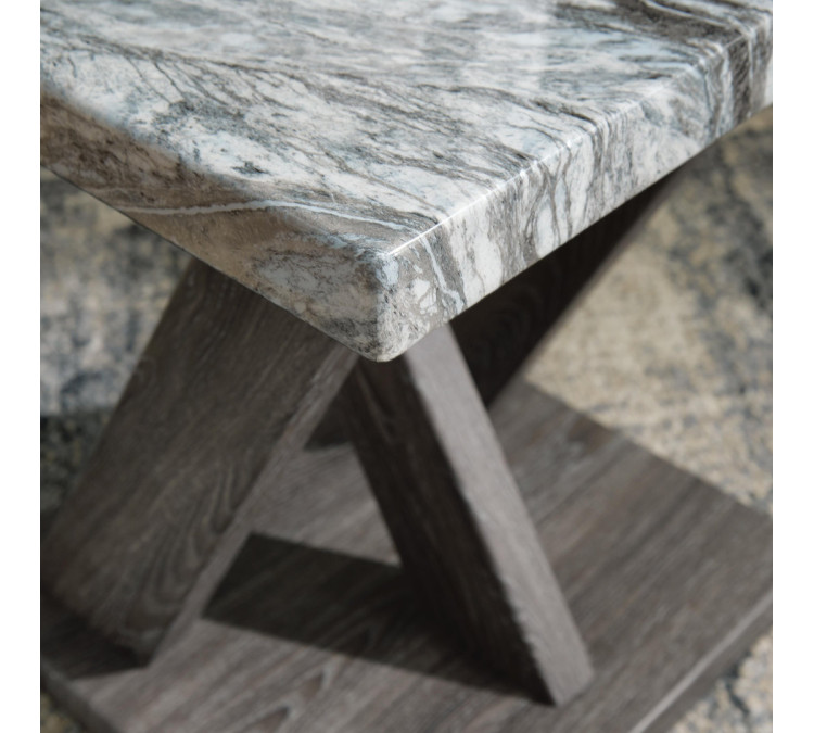 Bensonale Table (Set of 3) - Brown/Gray