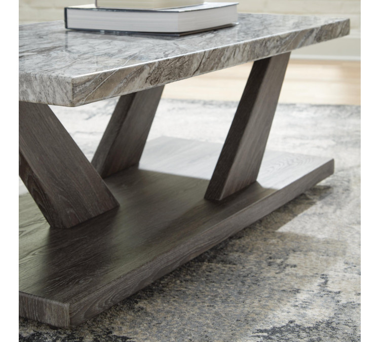 Bensonale Table (Set of 3) - Brown/Gray