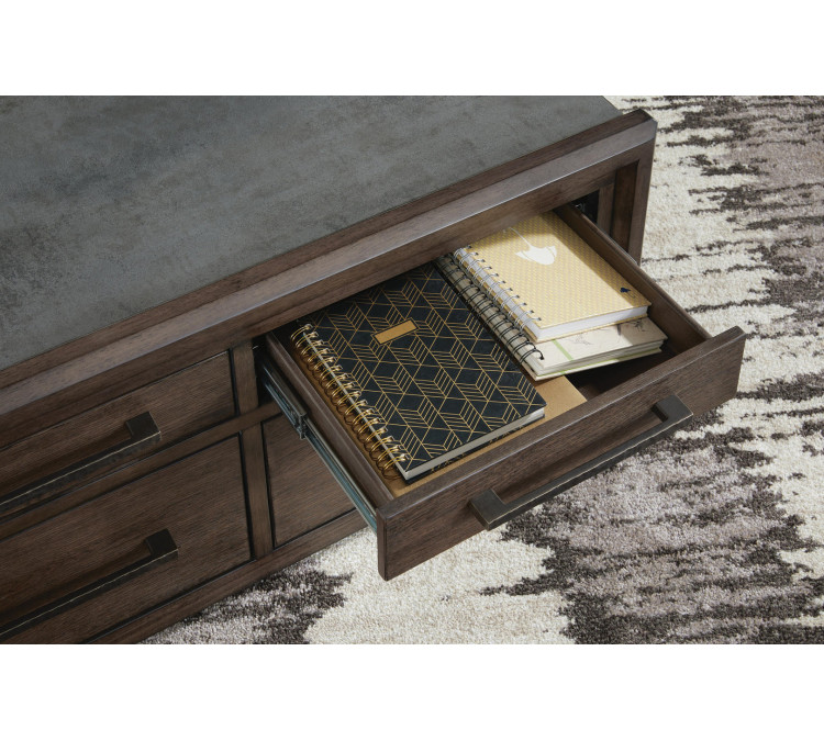 Kallenny Coffee Table - Brown/Gray