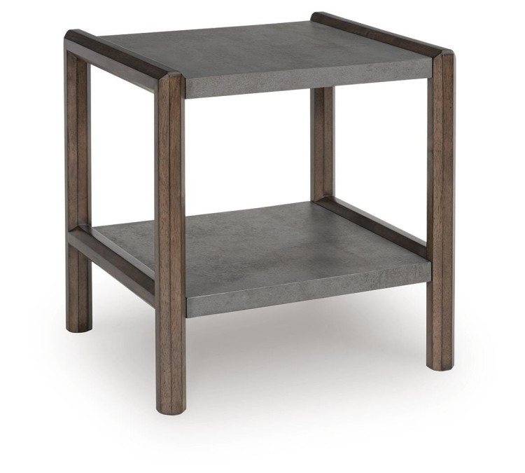 Kallenny End Table - Brown/Gray