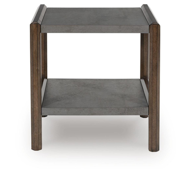 Kallenny End Table - Brown/Gray