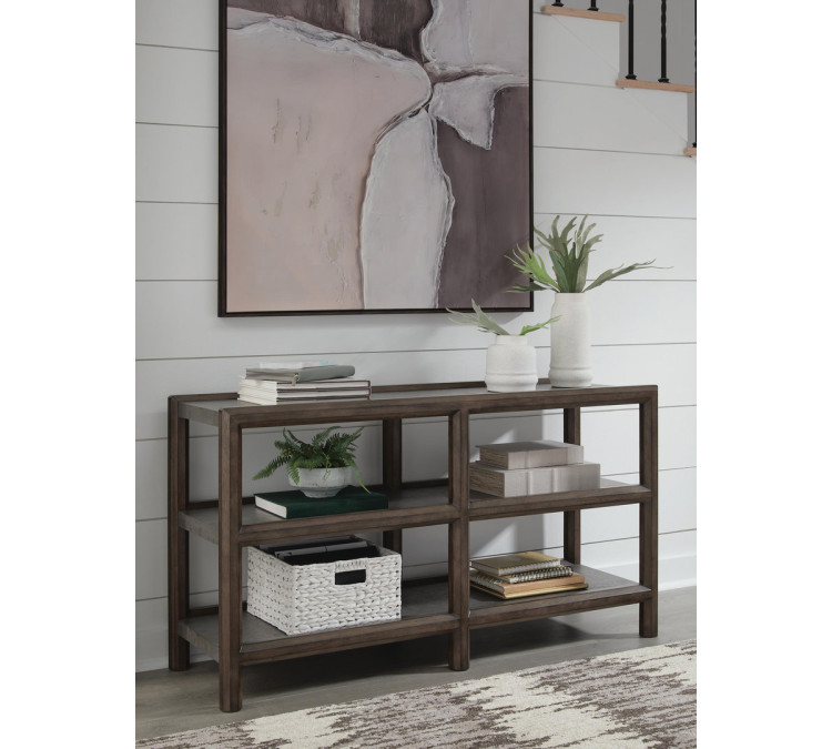 Kallenny Sofa Table - Brown/Gray