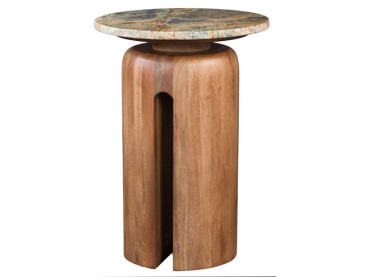 Caplow Accent Table - Brown/Green