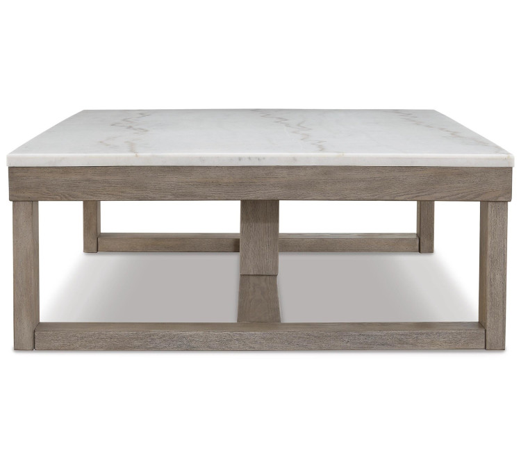 Loyaska Coffee Table - Brown/Ivory