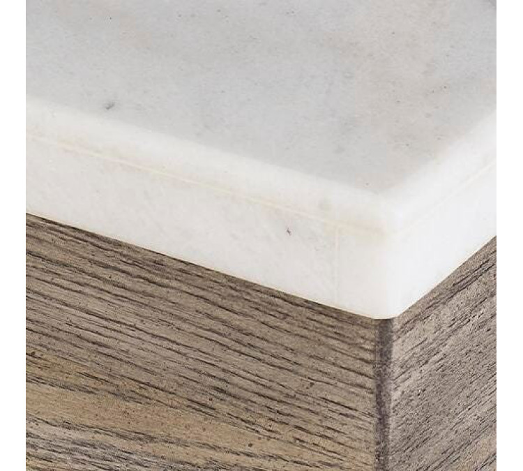 Loyaska Coffee Table - Brown/Ivory