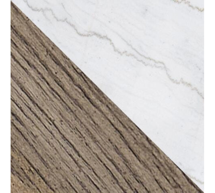 Loyaska Coffee Table - Brown/Ivory