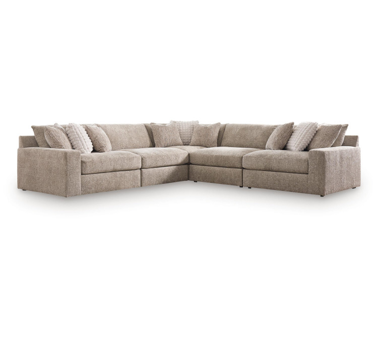 Reston Cove 5-Piece Sectional - Burlap