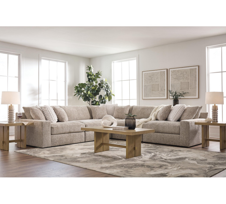 Reston Cove 5-Piece Sectional - Burlap