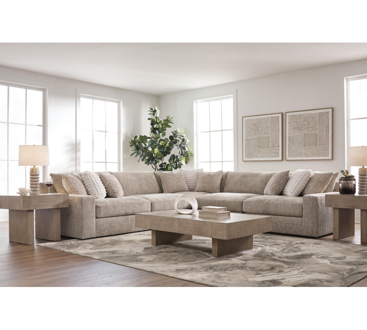 Reston Cove 5-Piece Sectional - Burlap