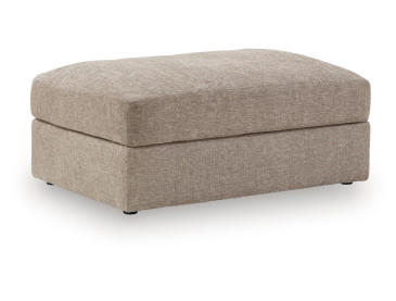 Reston Cove Oversized Accent Ottoman - Burlap