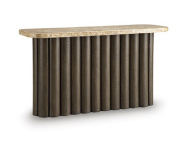 Darimore Sofa Table - Burnished Brown