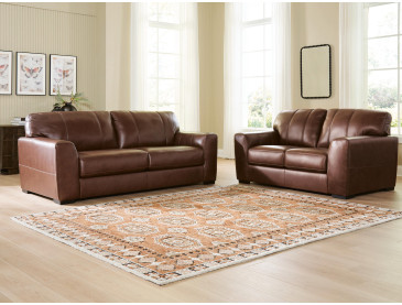 Mossano Sofa and Loveseat - Canyon