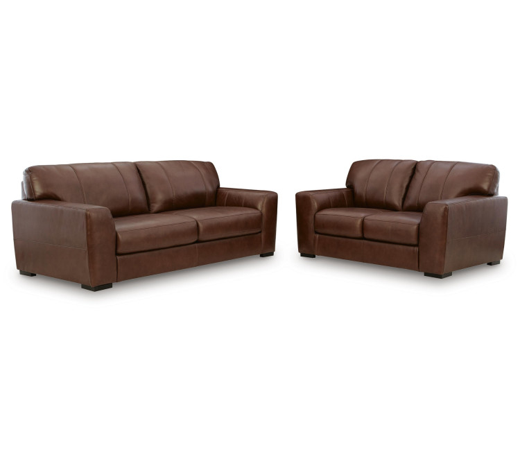 Mossano Sofa and Loveseat - Canyon