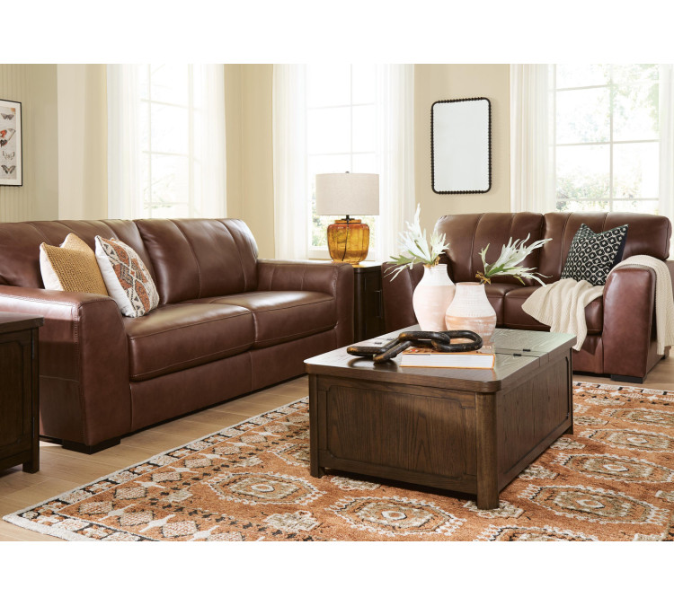 Mossano Sofa and Loveseat - Canyon