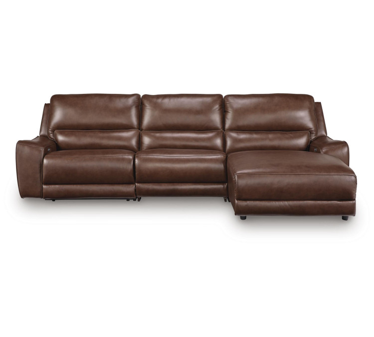 Silverbrooke 3-Piece Reclining Sofa Chaise - Canyon
