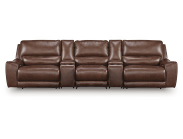 Silverbrooke 5-Piece Power Reclining Sectional - Canyon