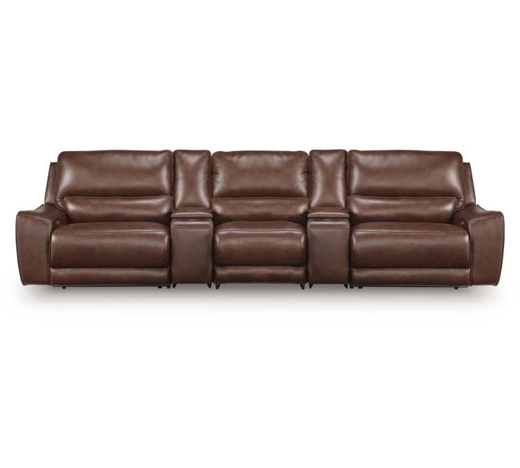 Silverbrooke 5-Piece Power Reclining Sectional - Canyon