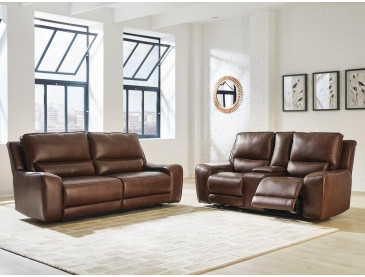 Silverbrooke Sofa and Loveseat - Canyon