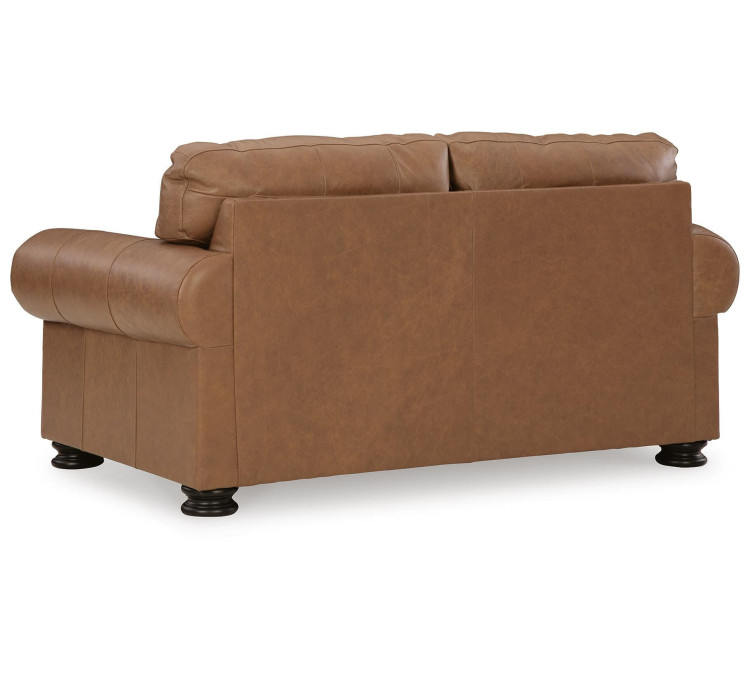 Carianna Sofa, Loveseat, Chair and Ottoman - Caramel