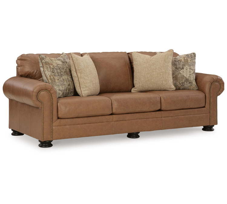 Carianna Sofa, Loveseat, Chair and Ottoman - Caramel