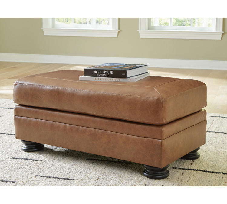Carianna Sofa, Loveseat, Chair and Ottoman - Caramel