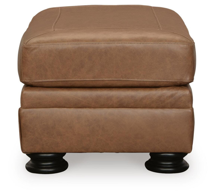 Carianna Sofa, Loveseat, Chair and Ottoman - Caramel