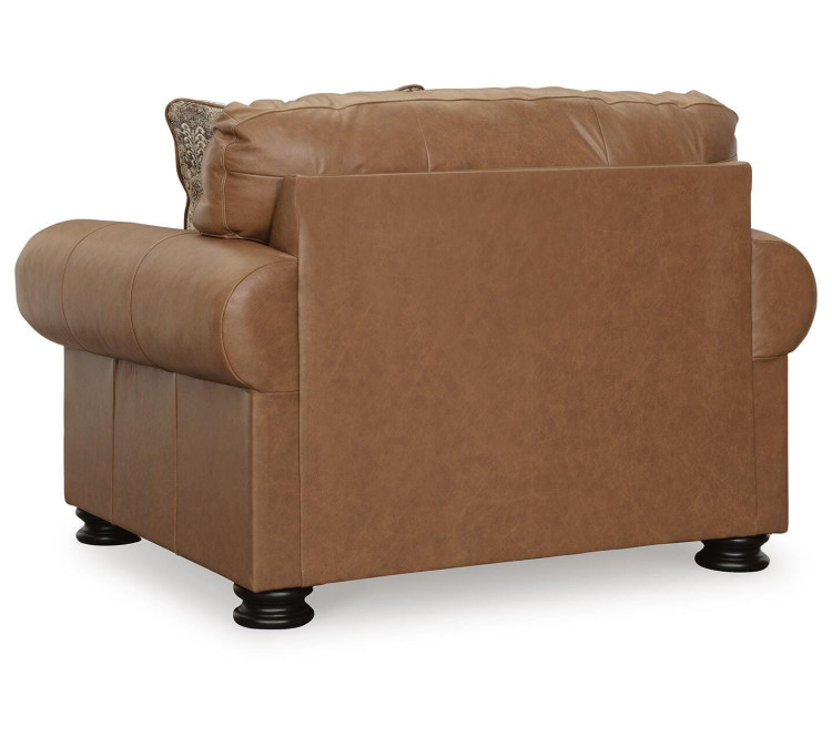 Carianna Sofa, Loveseat, Chair and Ottoman - Caramel