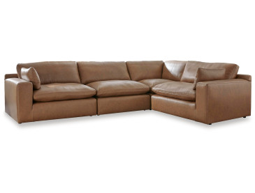 Emilia 4-Piece Sectional - Caramel