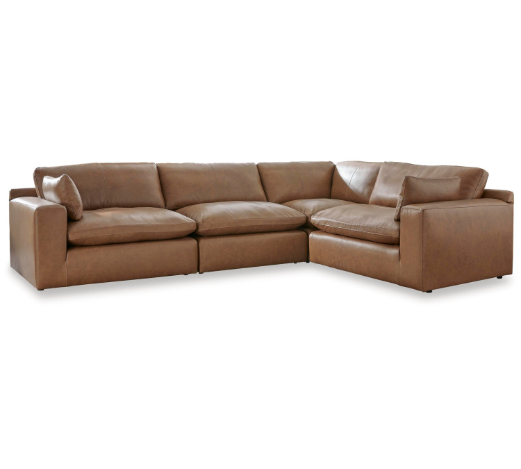 Emilia 4-Piece Sectional - Caramel