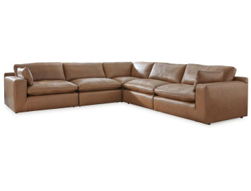 Emilia 5-Piece Sectional - Caramel