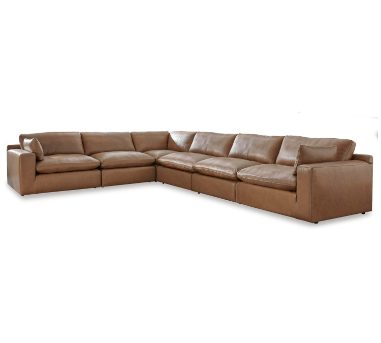 Emilia 6-Piece Sectional - Caramel