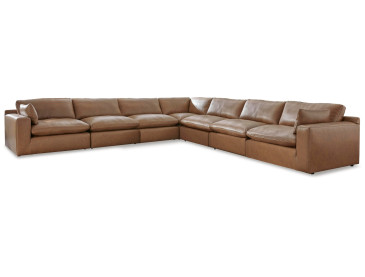 Emilia 7-Piece Sectional - Caramel
