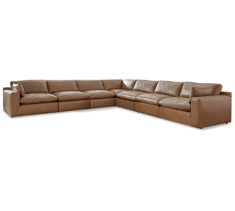 Emilia 7-Piece Sectional - Caramel