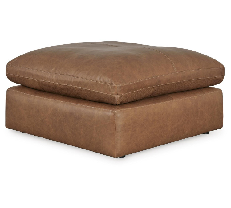 Emilia Oversized Accent Ottoman - Caramel