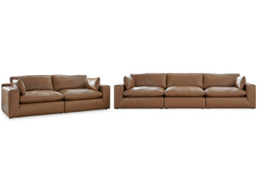 Emilia Sofa and Loveseat - Caramel