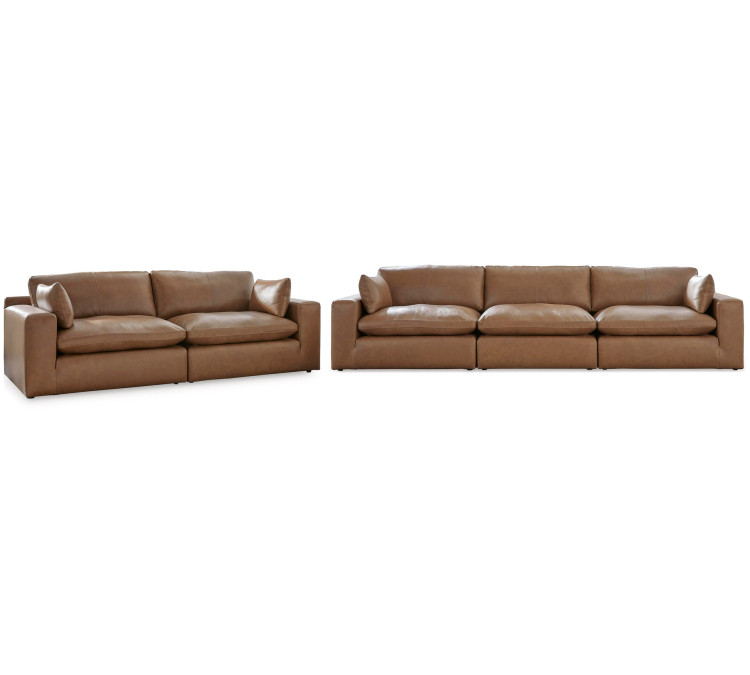 Emilia Sofa and Loveseat - Caramel