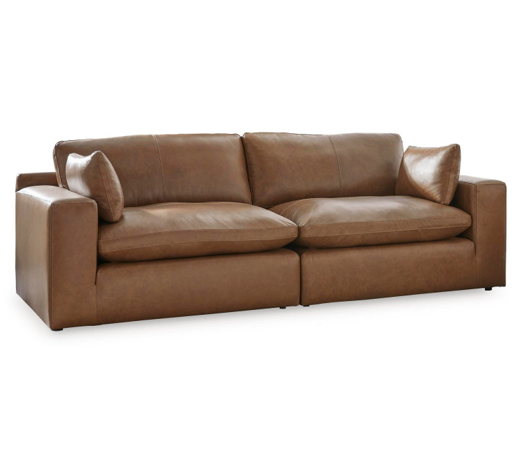 Emilia Sofa and Loveseat - Caramel