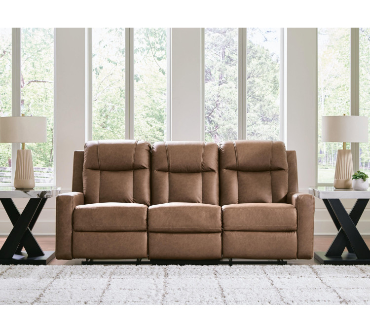 Mackmenville Reclining Sofa - Caramel