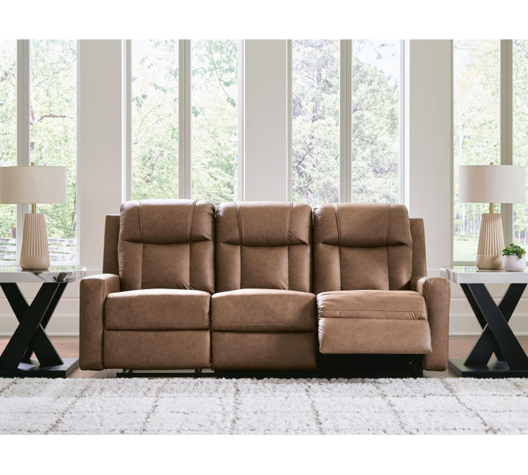 Mackmenville Reclining Sofa - Caramel