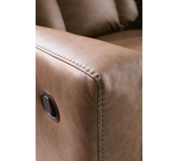 Mackmenville Reclining Sofa - Caramel