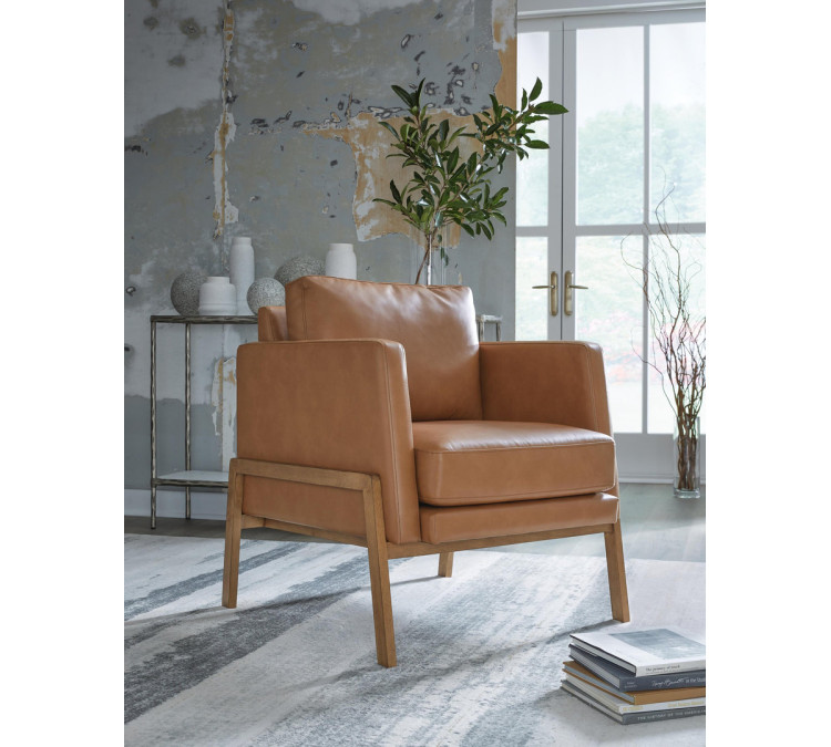 Numund Accent Chair - Caramel