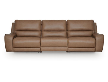 Silverbrooke 3-Piece Power Reclining Sectional - Caramel